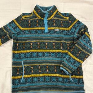 L.L. Bean Multicolor Patterned Sweatshirt